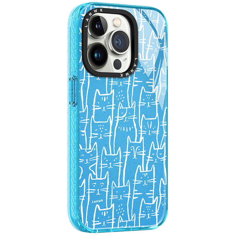 

Чехол для телефона Lanwk, Hundred cat chopCustom color: bubble powder