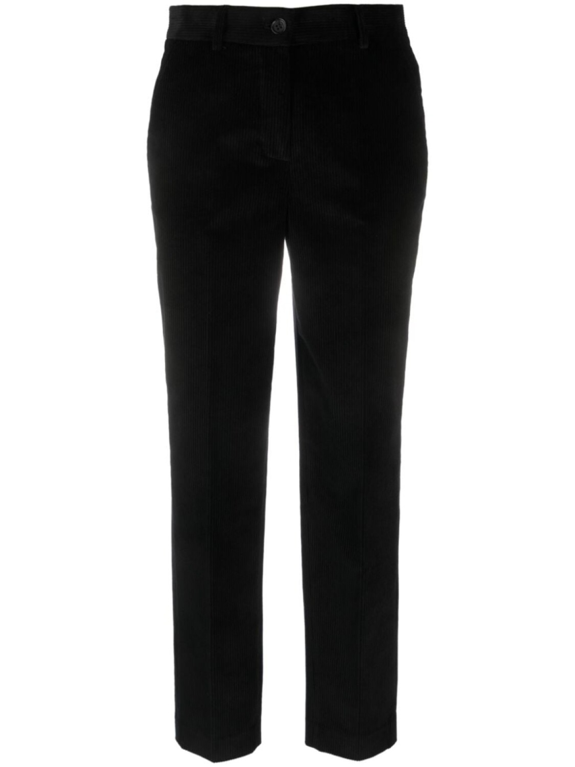 

P.A.R.O.S.H. tapered stretch-cotton corduroy trousers, черный
