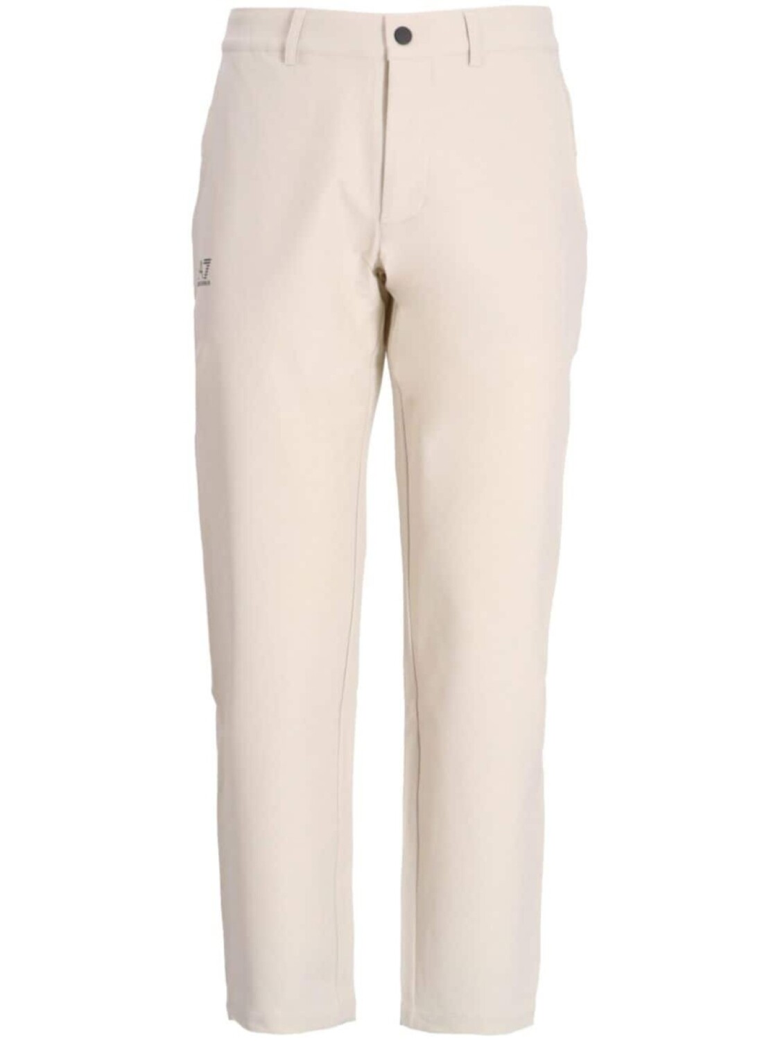 

Брюки прямого кроя с логотипом Ea7 Emporio Armani, нейтральный цвет