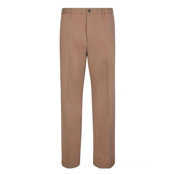 Брюки taupe slim trousers Nine In The Morning, коричневый