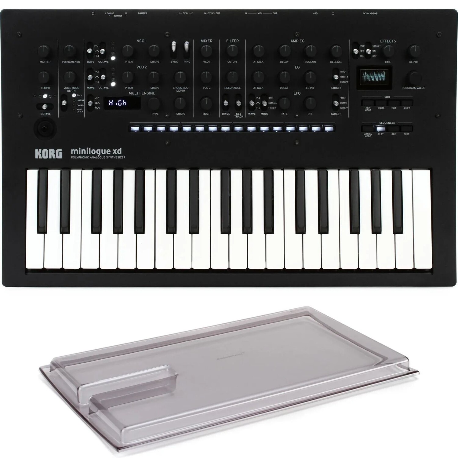 

Korg minilogue XD 4-голосный аналоговый синтезатор с крышкой Decksaver