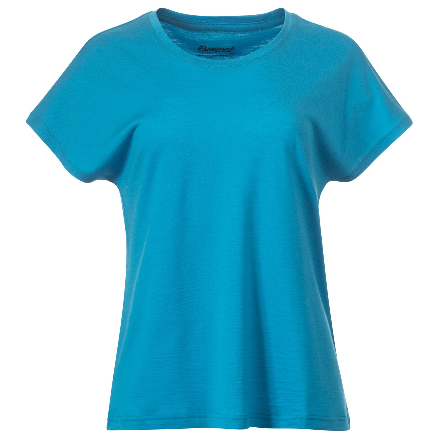 Рубашка из мериноса Bergans Women's Whenever Merino Tee, цвет Aqua Lagoon