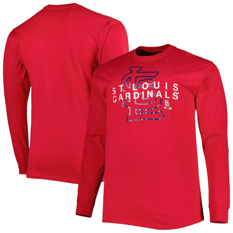 

Футболка с длинным рукавом Profile St Louis Cardinals, красный