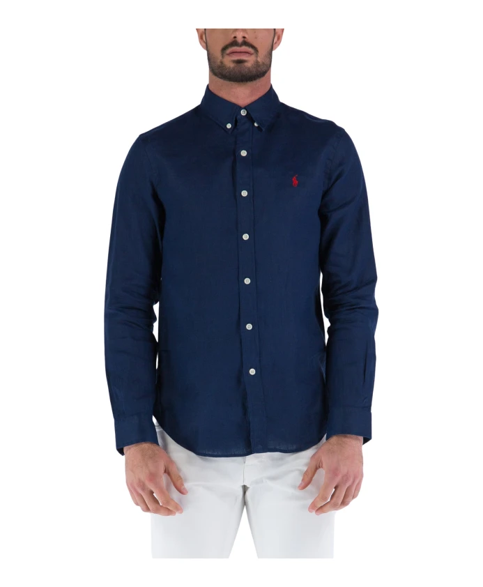 

Повседневная рубашка Polo Ralph Lauren, синий