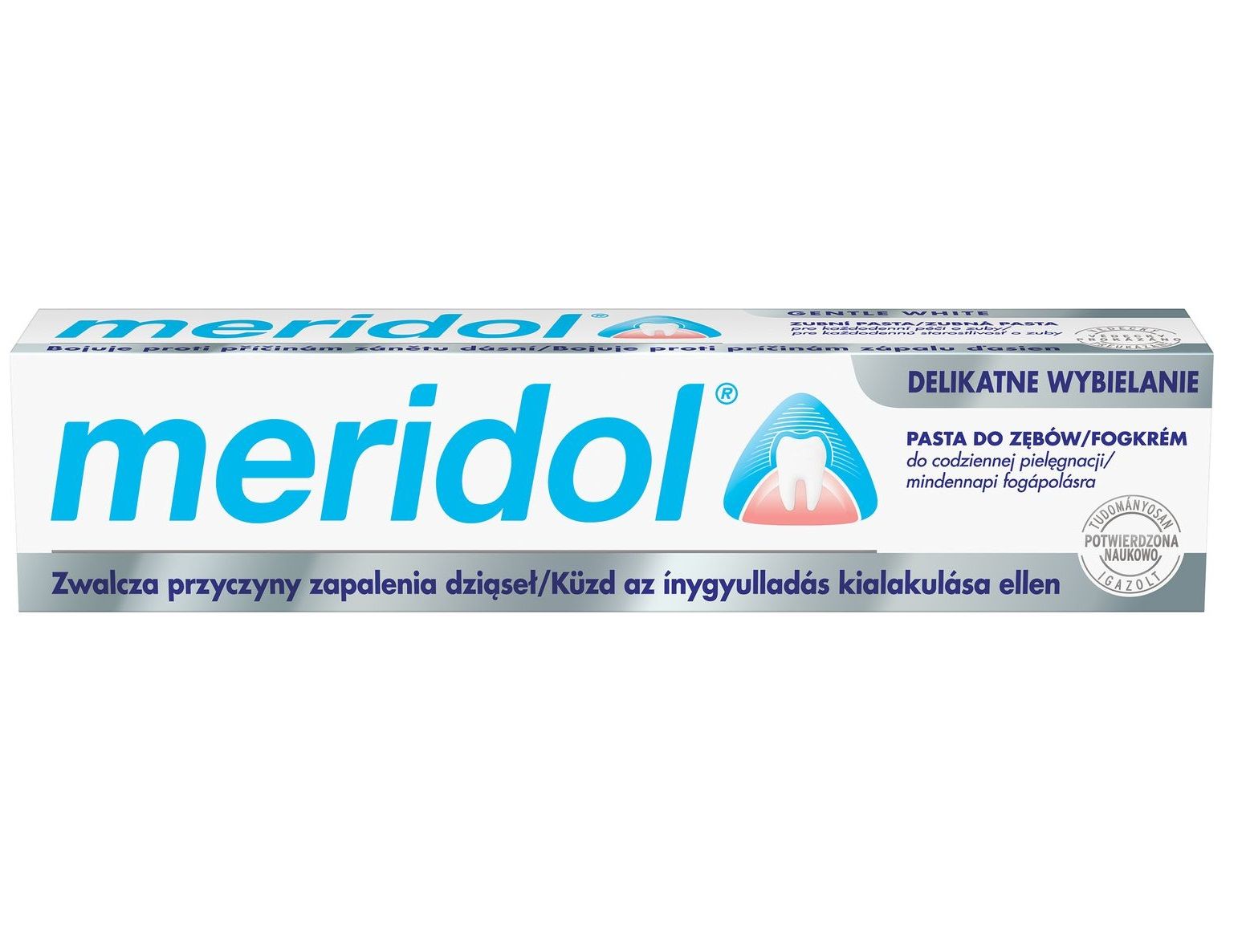 Meridol Delikatne Wybielanie Зубная паста, 75 ml зубная нить меридол 40 мл meridol