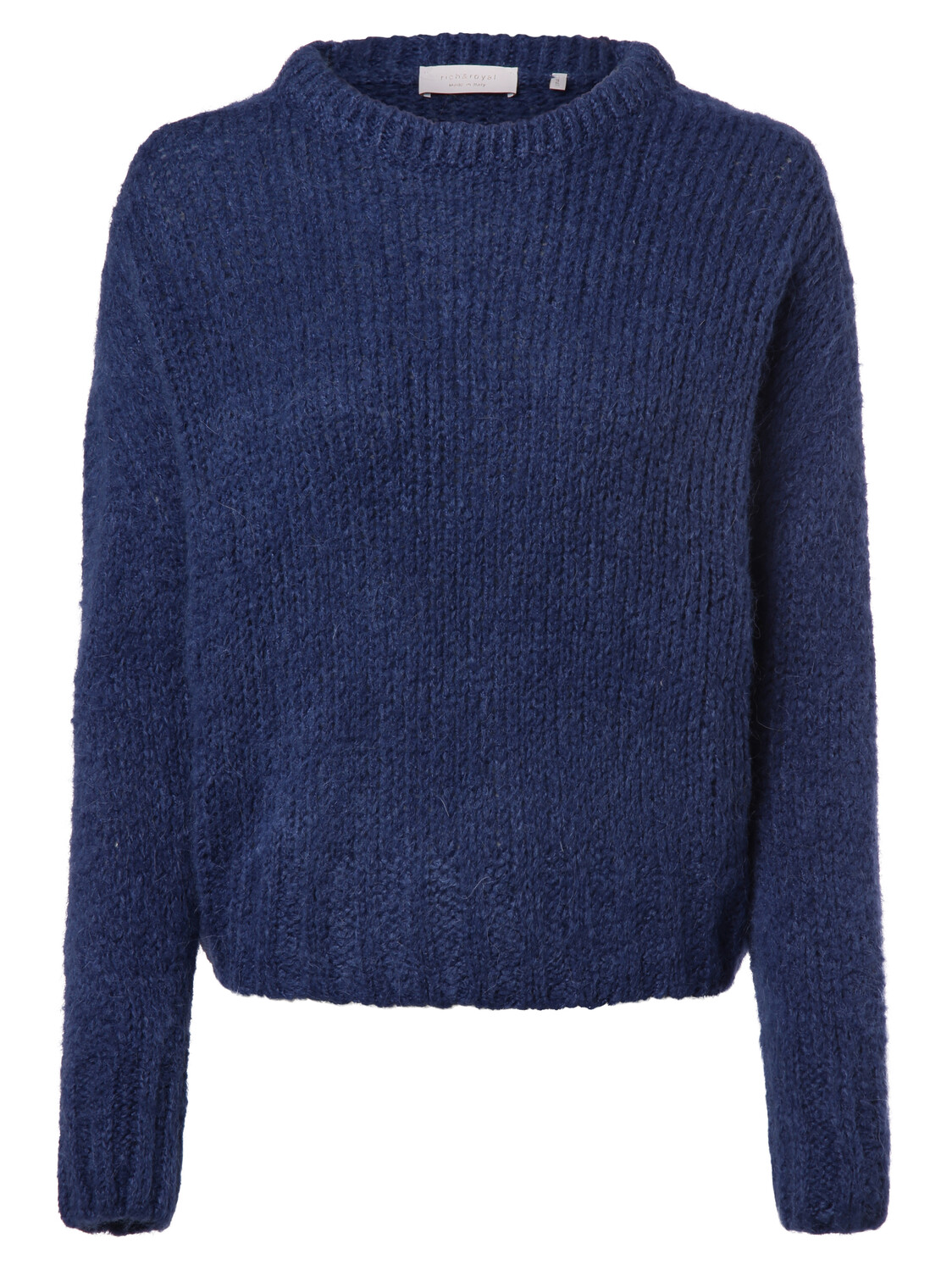 

Свитер Rich & Royal mit Mohair Anteil, синий