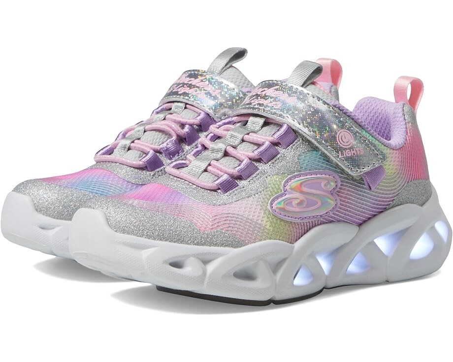 Кроссовки Skechers Twisty Brights 2.0 302339L, серебряный/мульти кроссовки для девочек skechers twisty brights черный