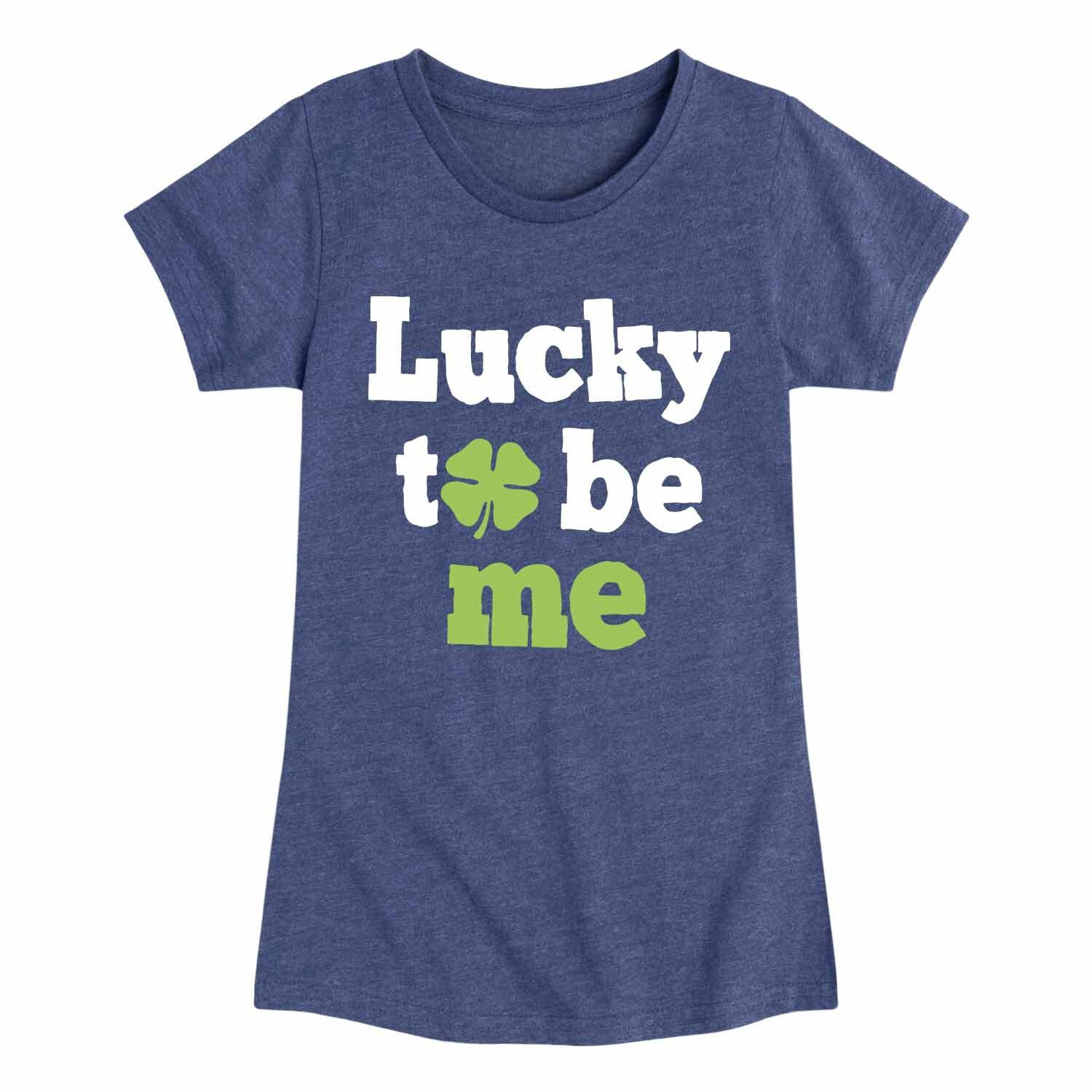 

Футболка с изображением клевера для девочек 7–16 лет Lucky To Be Me Licensed Character