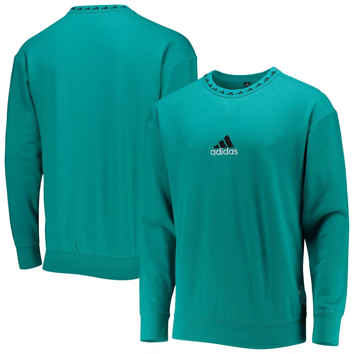 

Мужской свитшот adidas Teal Real Madrid Icon Pullover