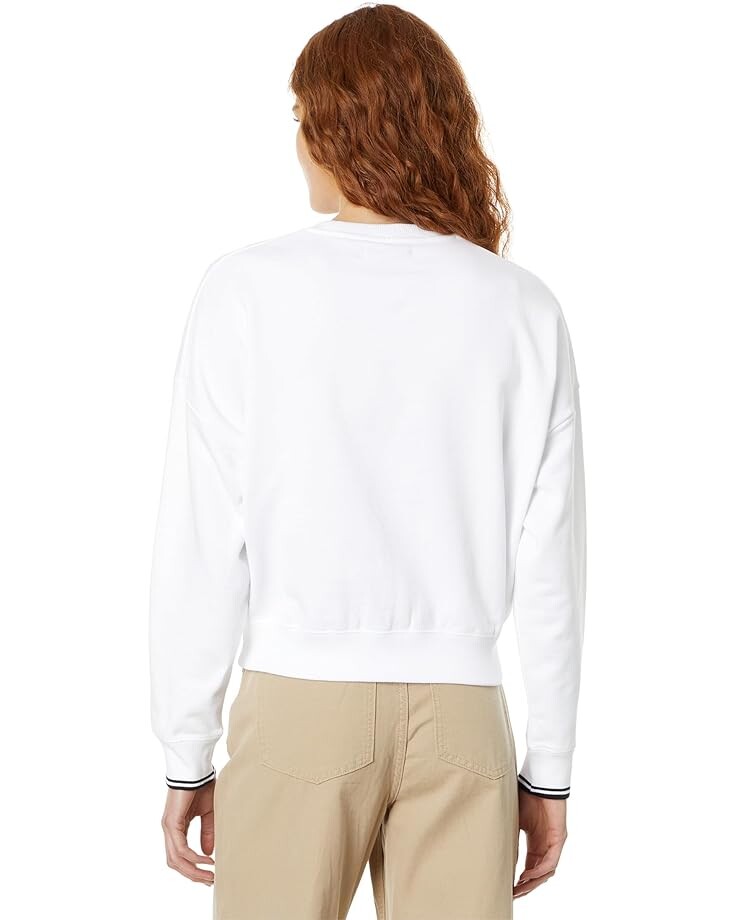 

Толстовка Fred Perry Tipped Sweatshirt, белый