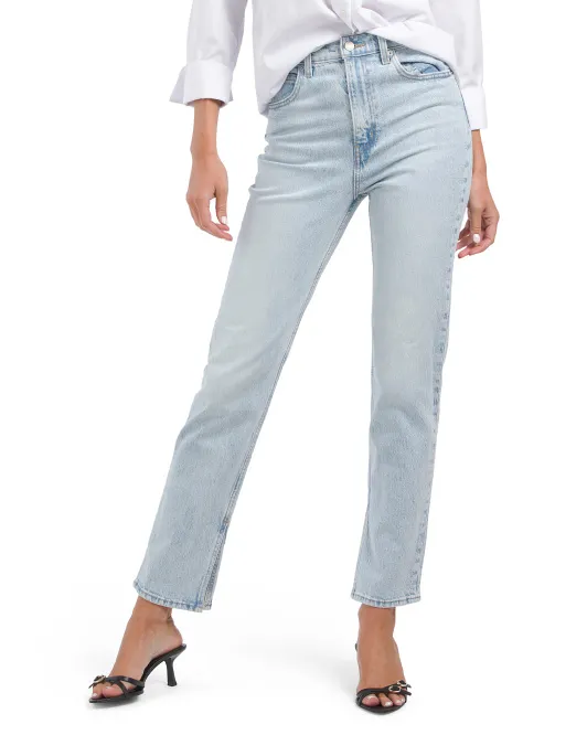 

Узкие прямые джинсы с высокой посадкой Levis, цвет Light Wash