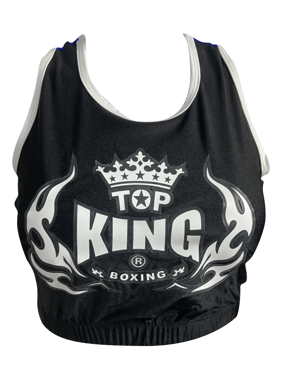 

Топ тренировочный King Bra Tank Top, черный / синий