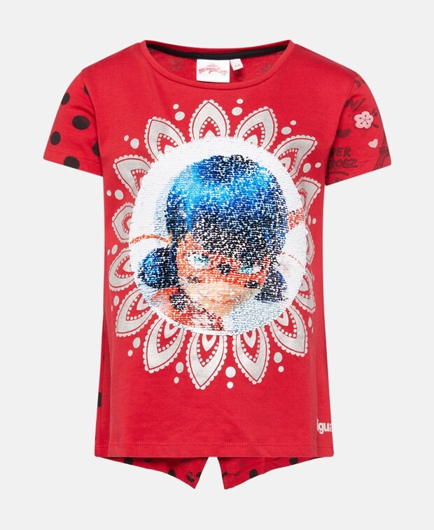 

Футболка Desigual, темно-красный