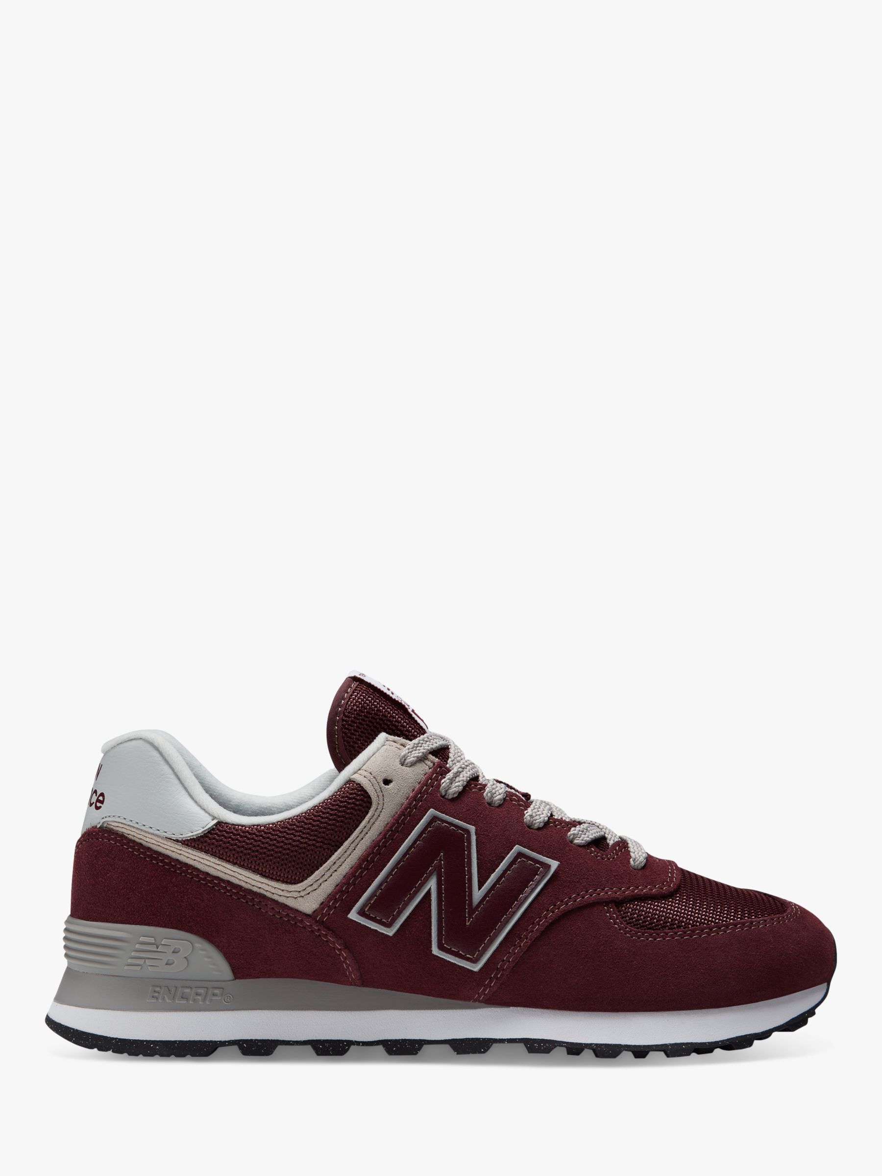 

Замшевые кроссовки New Balance 574, красные, Красный