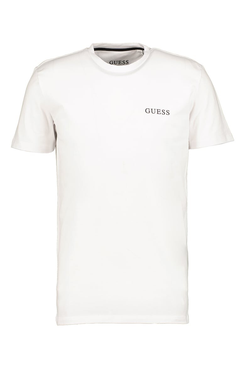 

Домашняя футболка с овальным вырезом Guess, черный