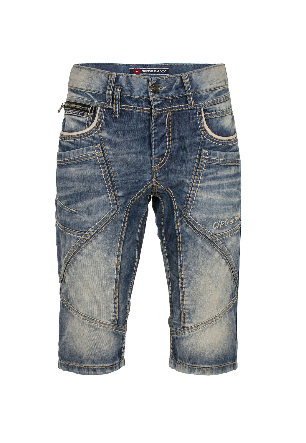 

Тканевые шорты Cipo & Baxx Jeans-, синий