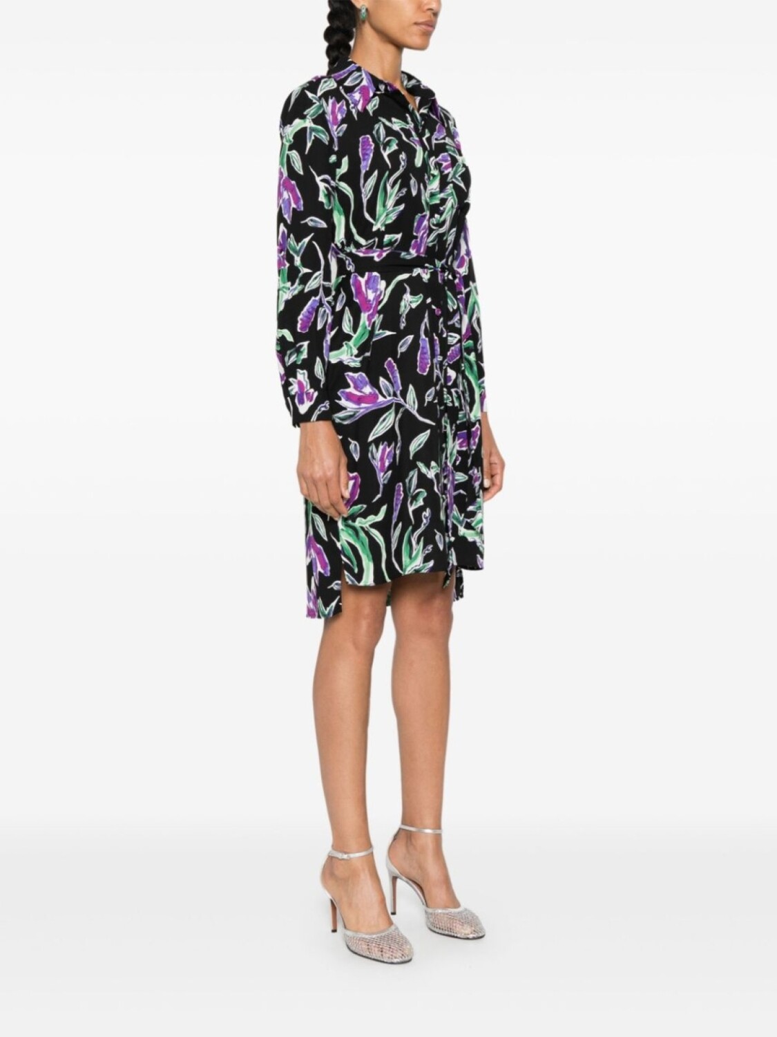 

DVF Diane von Furstenberg платье миди Prita, черный