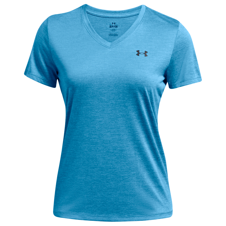 цена Функциональная рубашка Under Armour Women's Tech SSV Twist, цвет Viral Blue