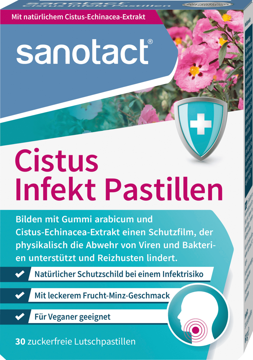 Пастилки Cistus Infection 30 шт. 60 г sanotact кефир безлактозный агрокомплекс 1 5% 900 г