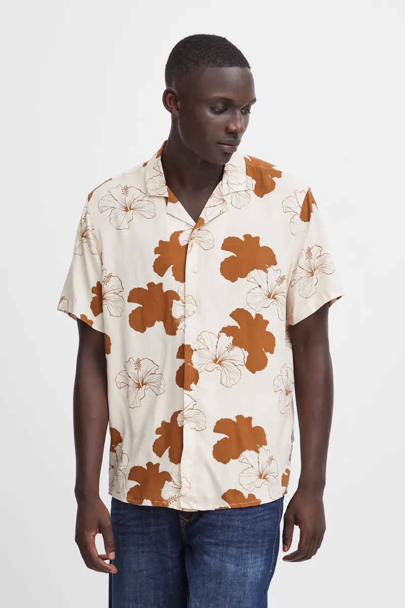 

Рубашка с короткими рукавами из смеси "BLEND BHShirt", цвет Toffee