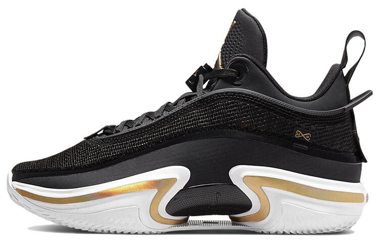 

Кроссовки мужские Jordan Air Jordan 36 баскетбольные, черный / золотой