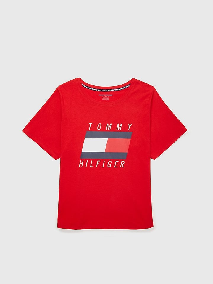 

Футболка с логотипом Curve Flag Tommy Hilfiger