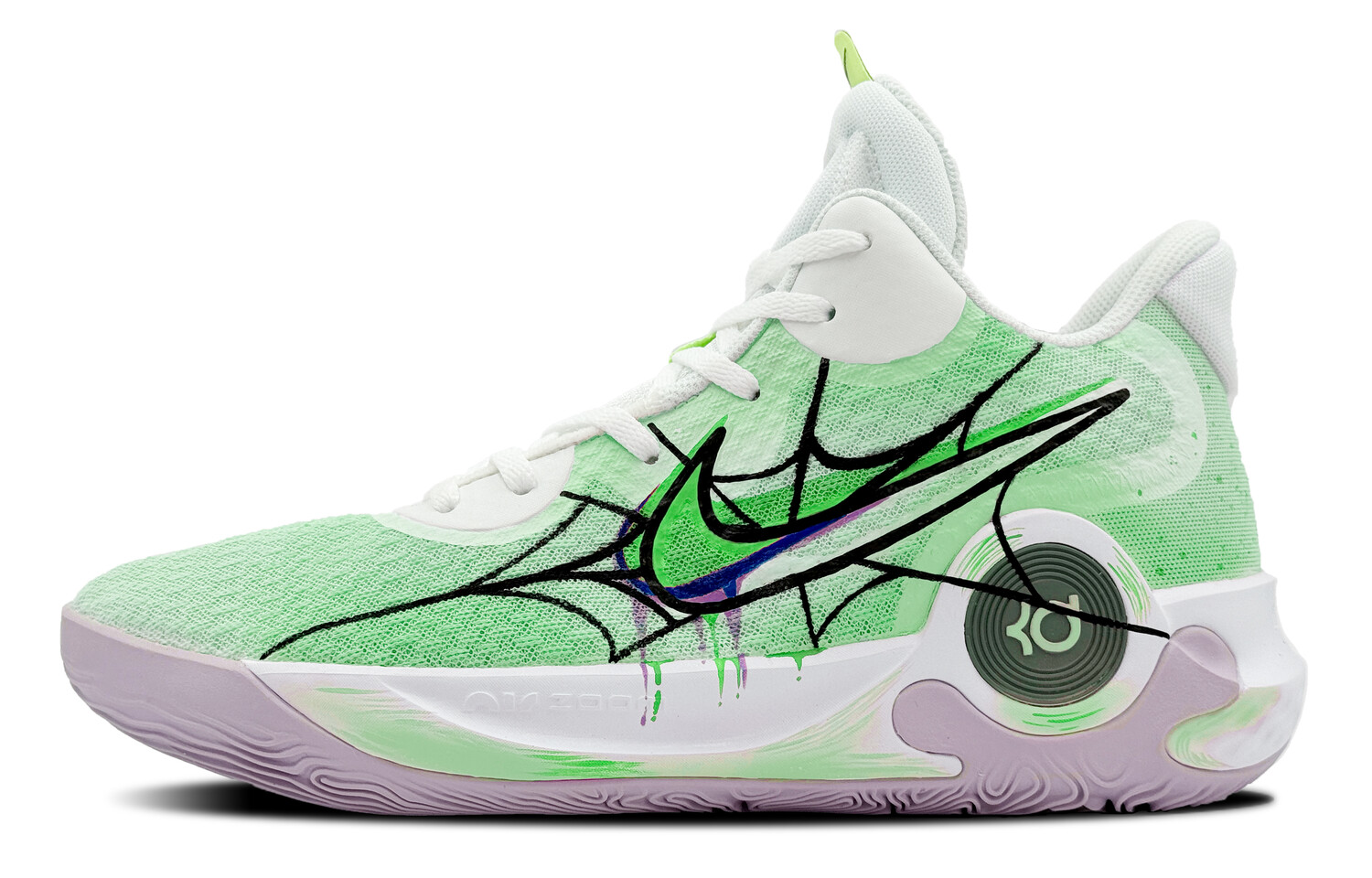 

Кроссовки Nike KD Trey 5 IX Vintage Basketball Shoes Unisex Mid-top Green, зеленый
