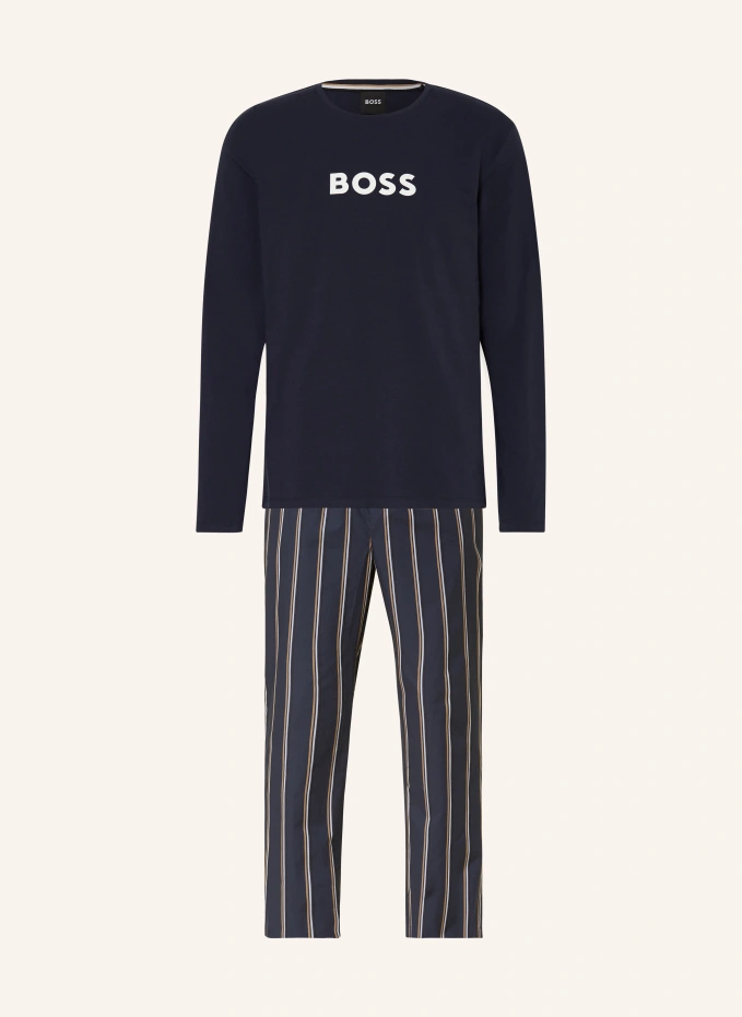 

Легкая длинная пижама Boss, синий