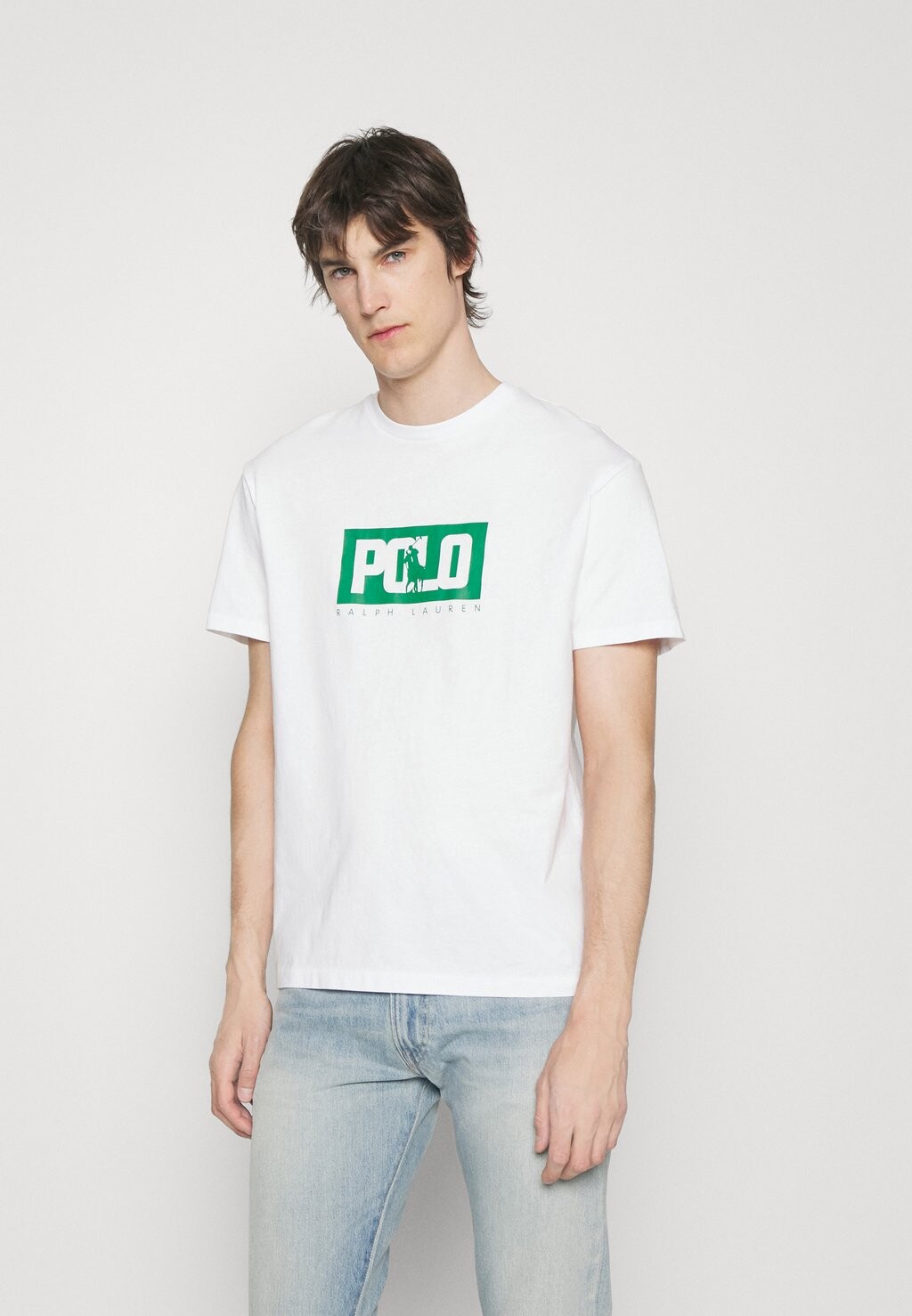 

Футболка с принтом Polo Ralph Lauren, белый