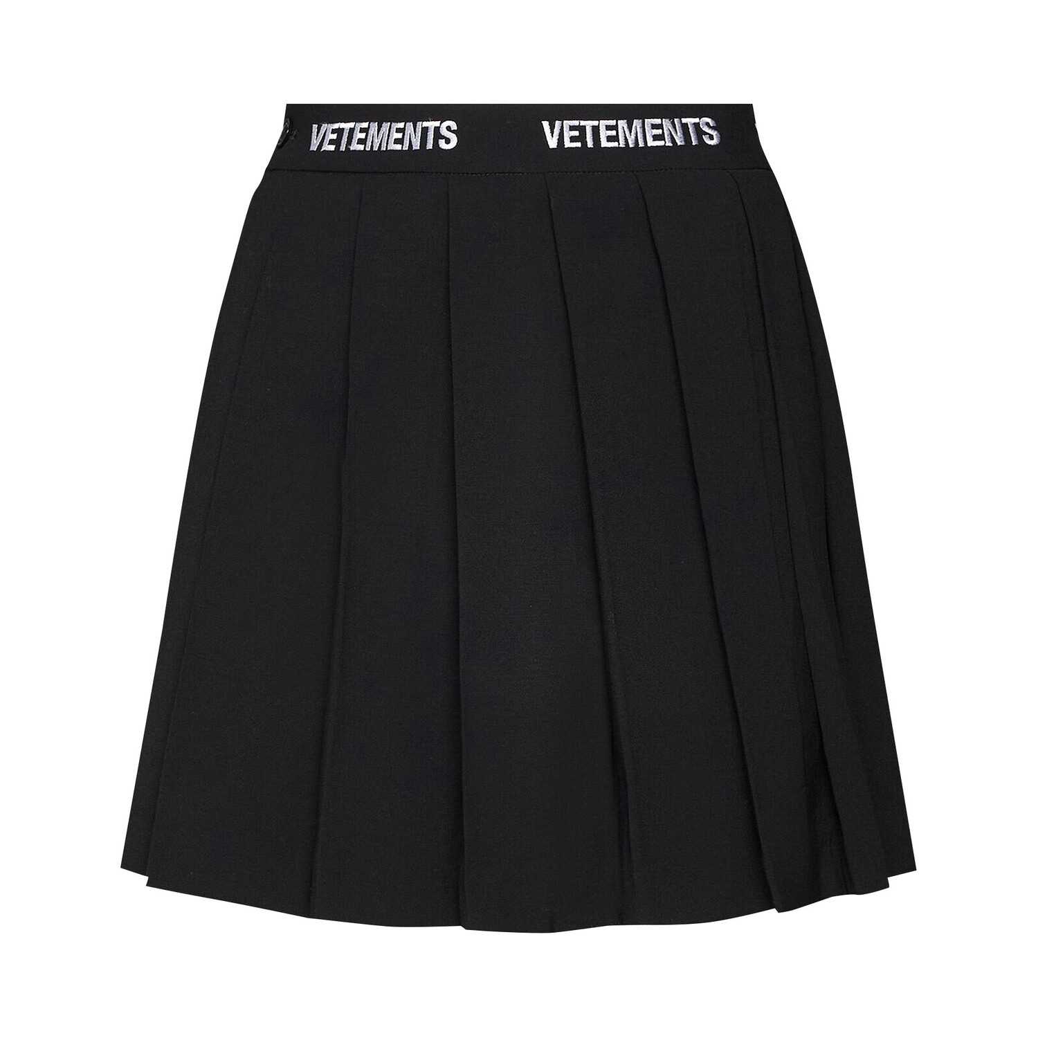 

Юбка для школьниц с логотипом Vetements, черная