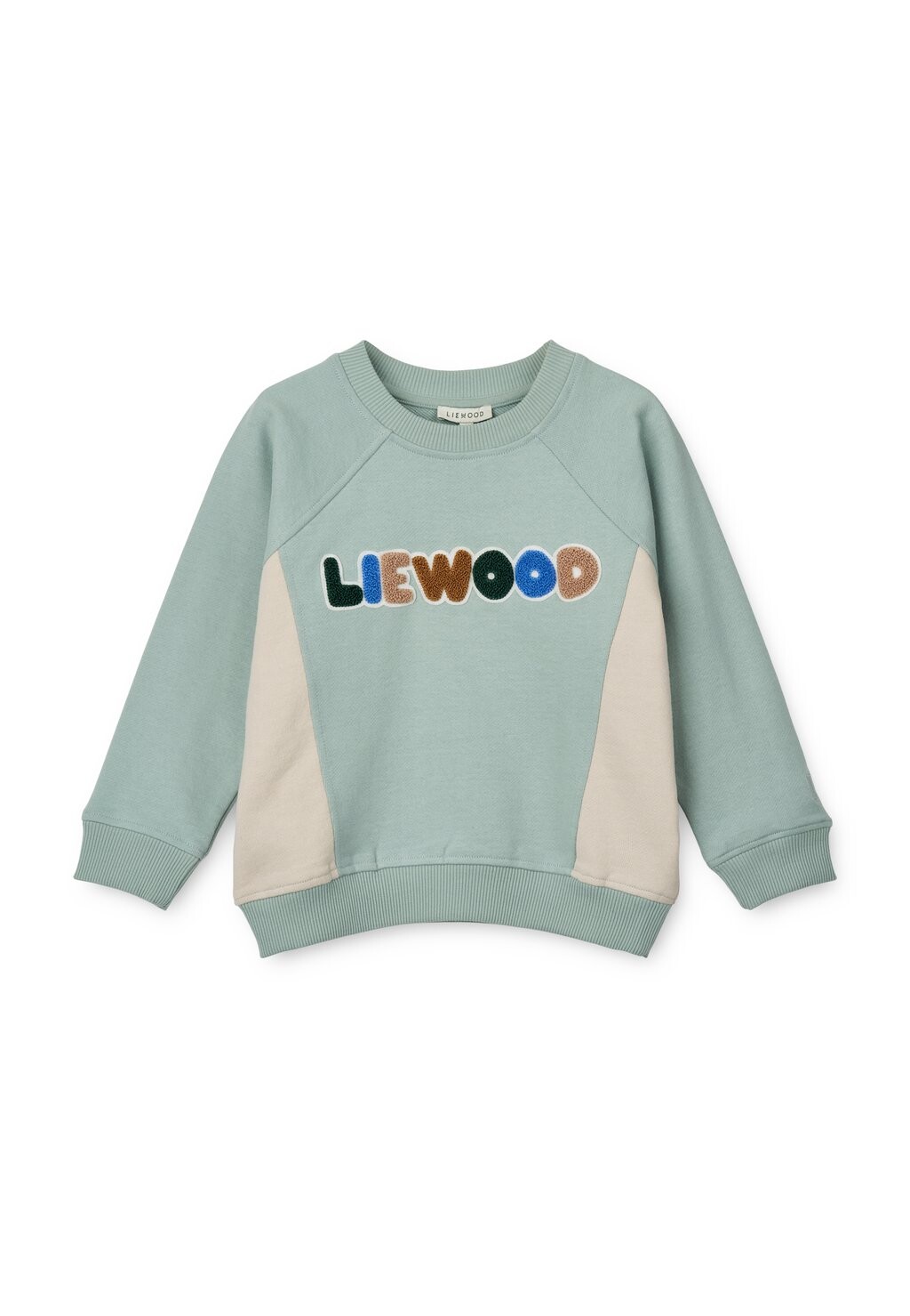

Толстовка AUDE PLACEMENT UNISEX Liewood, цвет ice blue/sandy