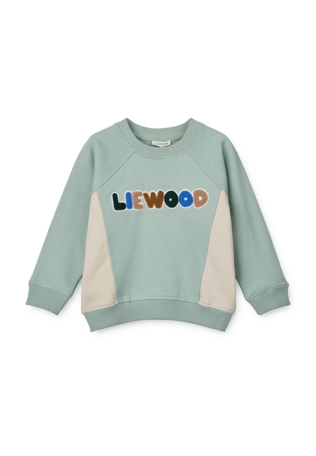 Толстовка AUDE PLACEMENT UNISEX Liewood, цвет ice blue/sandy