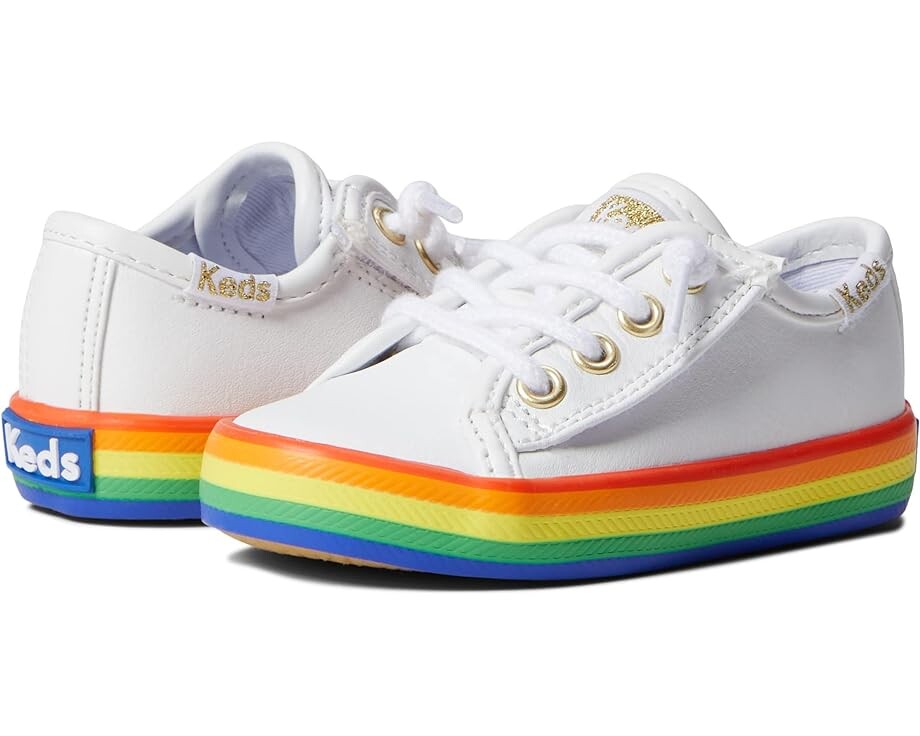 Кроссовки Keds Kickstart Seasonal, цвет White/Rainbow