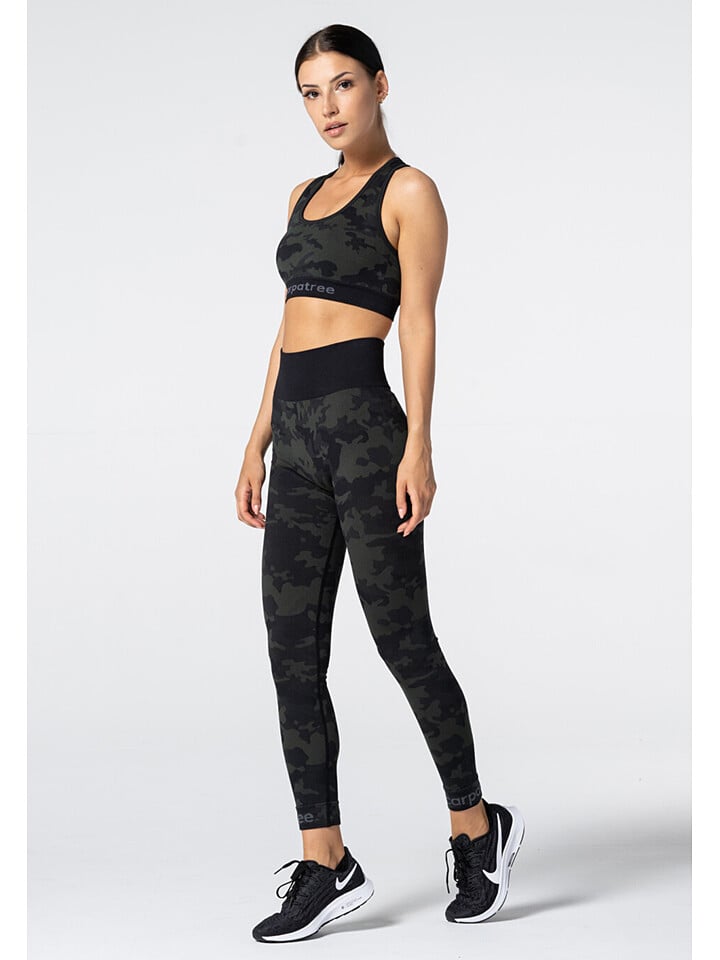 

Бюстгальтер Carpatree Sport BH Camo, зеленый