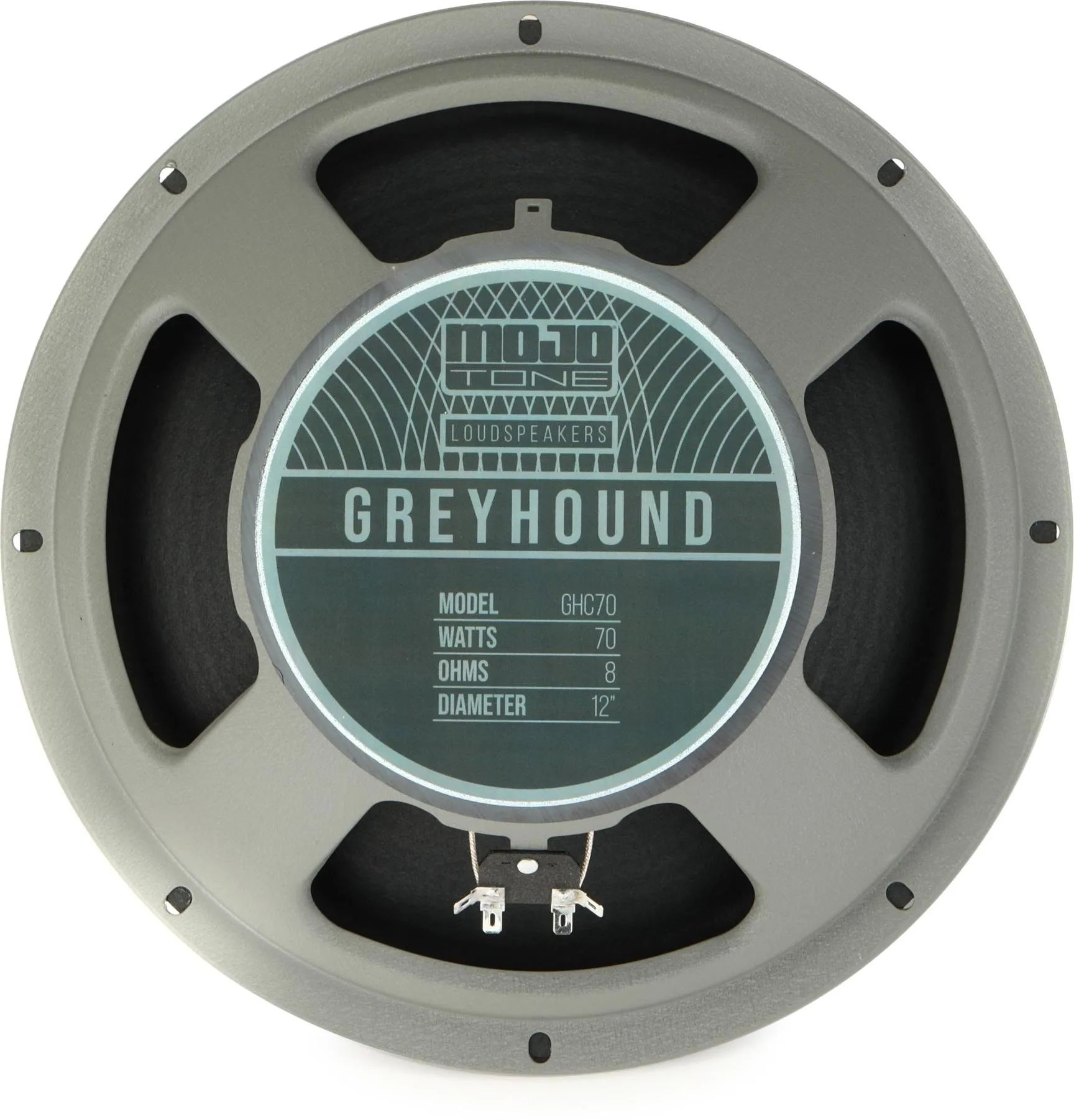 

Новый 12-дюймовый гитарный динамик Mojotone Greyhound мощностью 70 Вт и сопротивлением 8 Ом