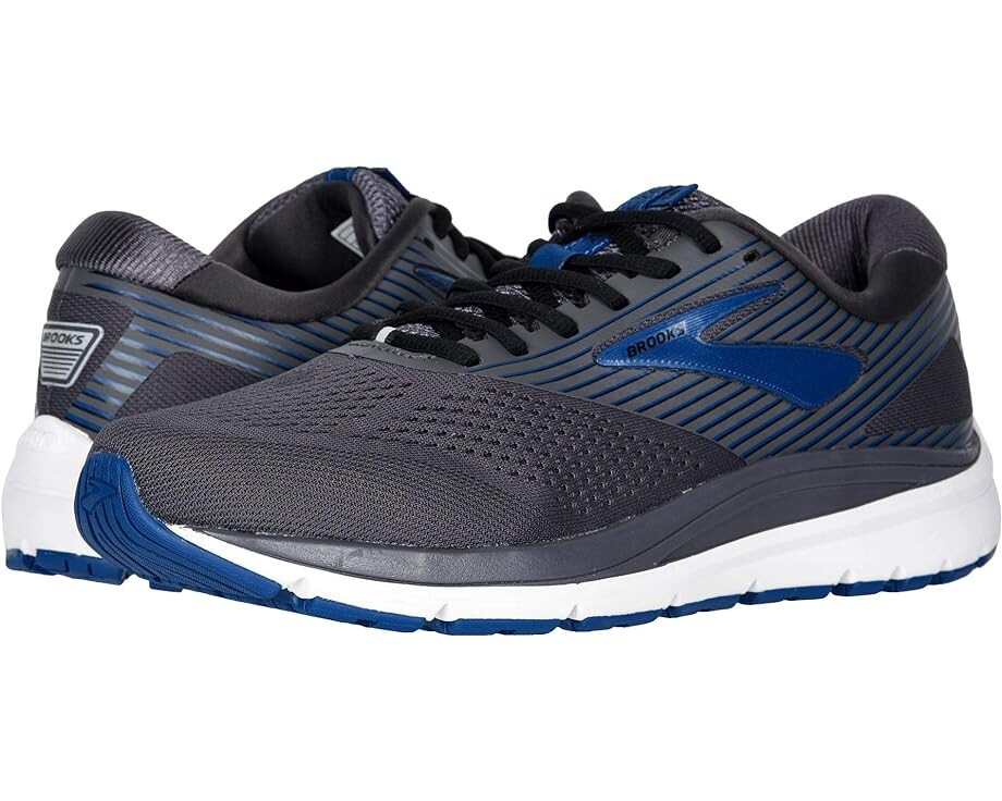 

Кроссовки Brooks Addiction 14, цвет Blackened Pearl/Blue/Black
