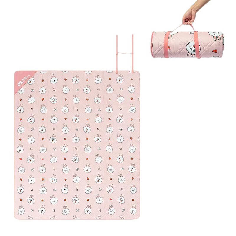 

Mobi Garden Langxiong Coni Rabbit Forest Складной портативный коврик для пикника Coni Rabbit Pink Print (200*180)