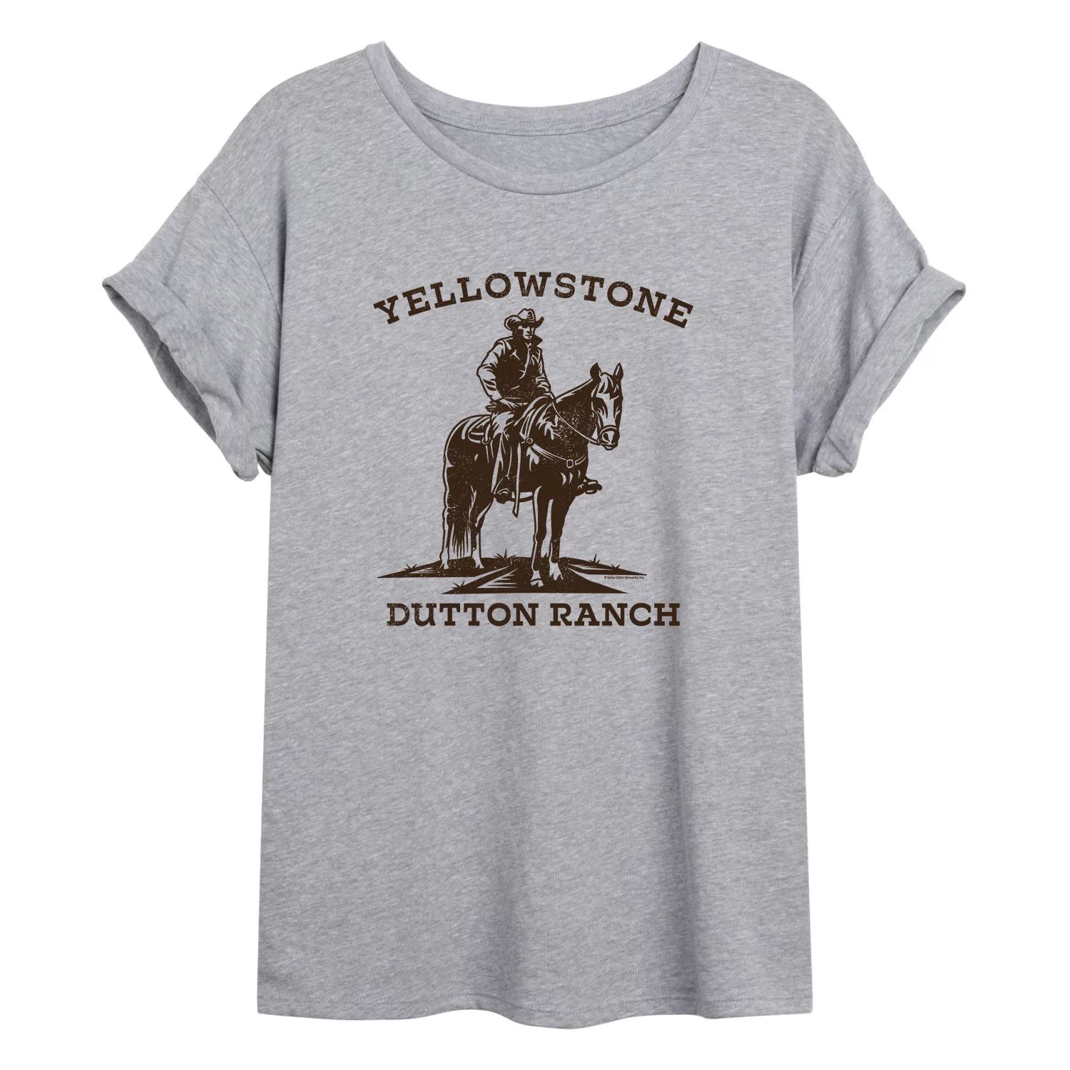 Юниорская футболка Yellowstone Cowboy с струящимся рисунком Licensed Character