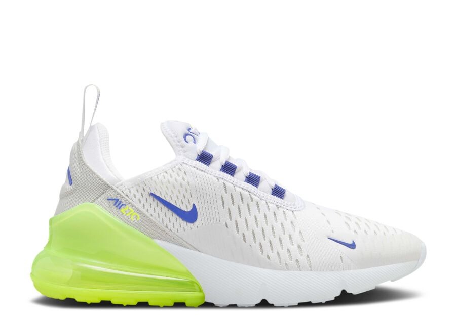 

Кроссовки Nike Air Max 270 GS, цвет White Volt Blue