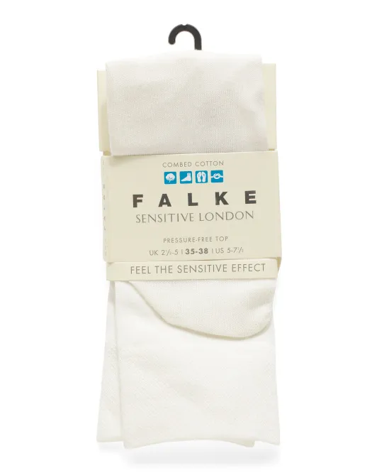 

Носки Sensitive London, сделанные в США Falke, цвет Off White