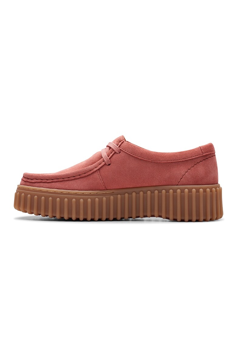 

Замшевые мокасины Clarks, красный