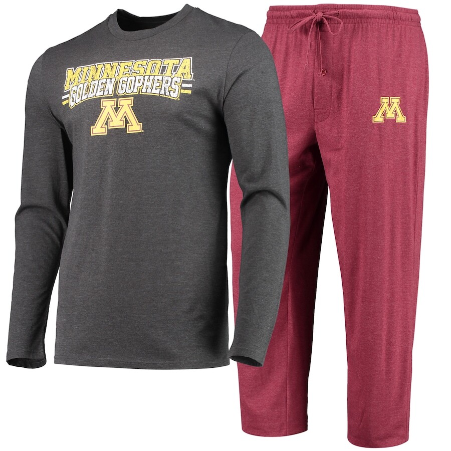 

Пижамный комплект Concepts Sport Minnesota Golden Gophers, угольный