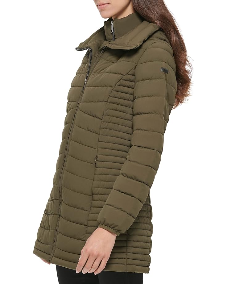 Куртка DKNY Packable Bib Front Jacket, цвет Loden