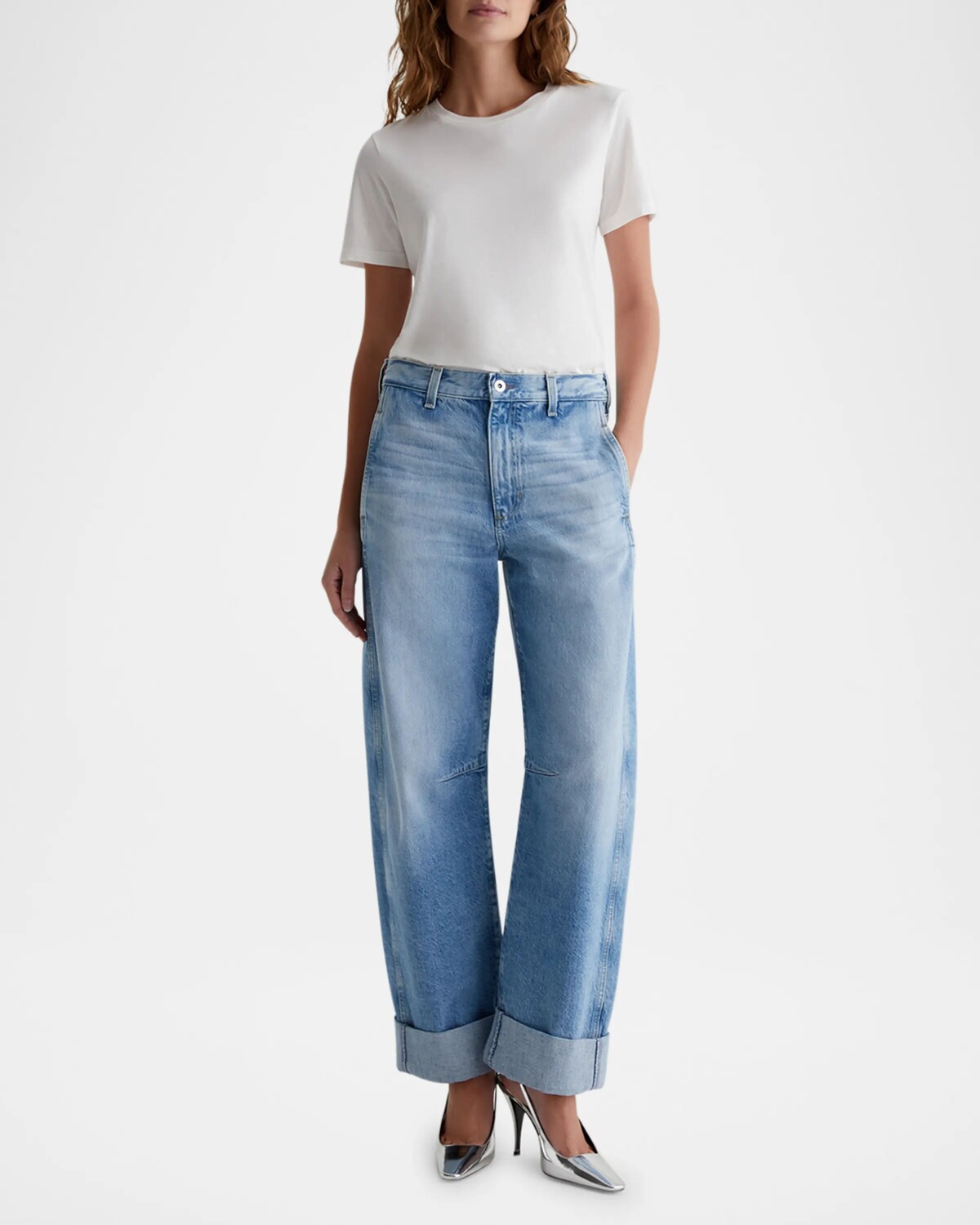 

Джинсы Mercer с манжетами Ag Jeans, цвет Santorini