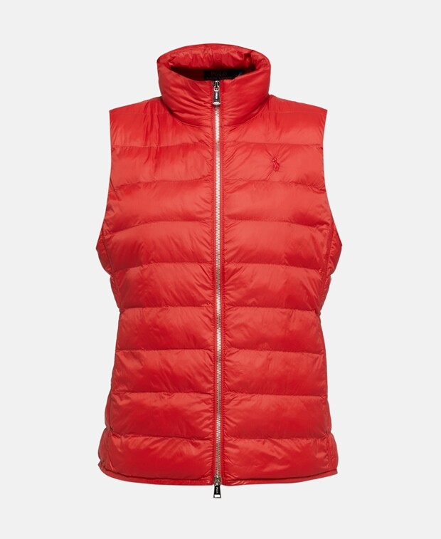 

Стеганый жилет Polo Ralph Lauren, кирпично красный