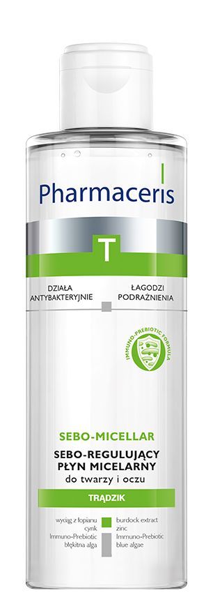 Pharmaceris T Sebo-Micellar мицеллярная жидкость, 200 ml pharmaceris t sebo almond claris cleasing solution 190 ml
