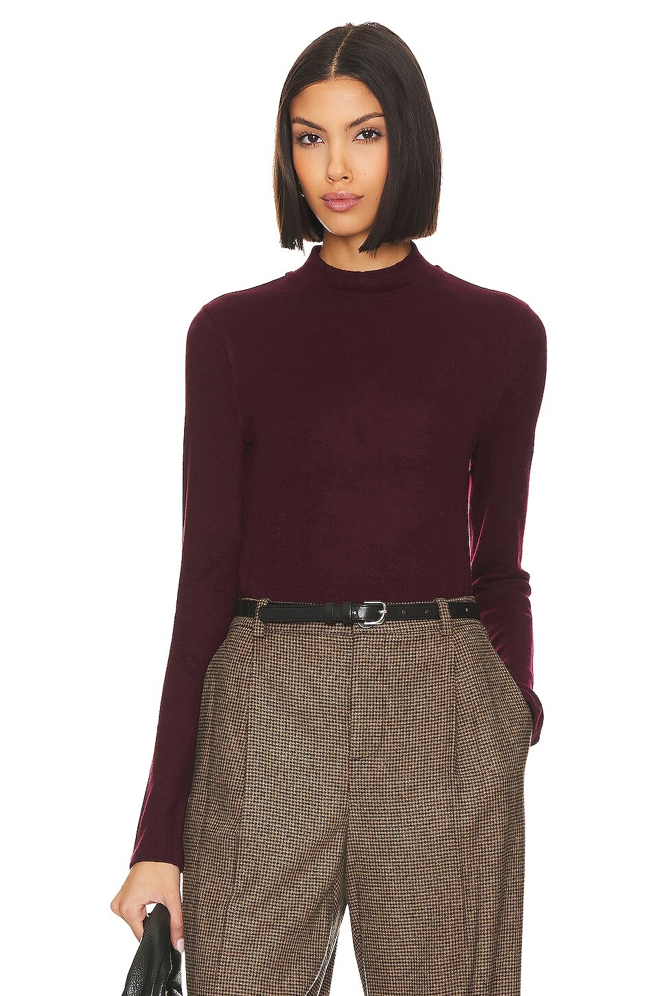 

Свитер Vince Cozy Mock Neck, цвет Cherry Wine