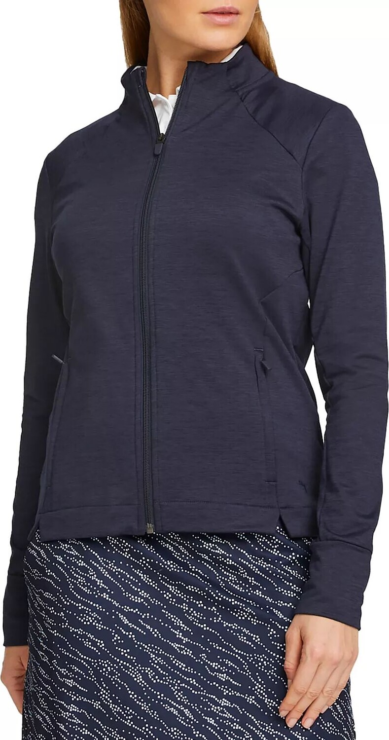 

Женская куртка для гольфа Puma Cloudspun Heather с молнией во всю длину