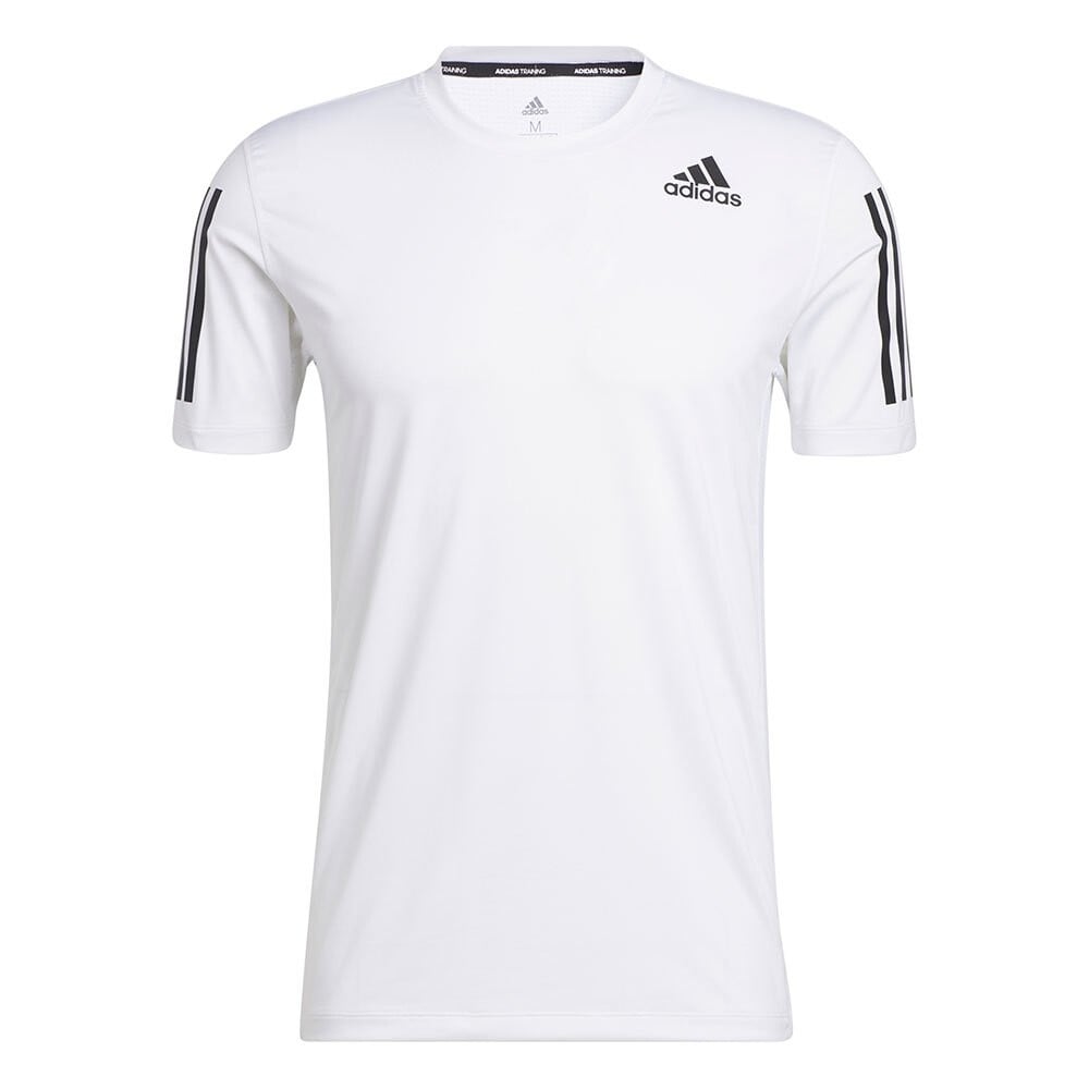 

Футболка adidas Techfit 3 Stripes Fitted, белый
