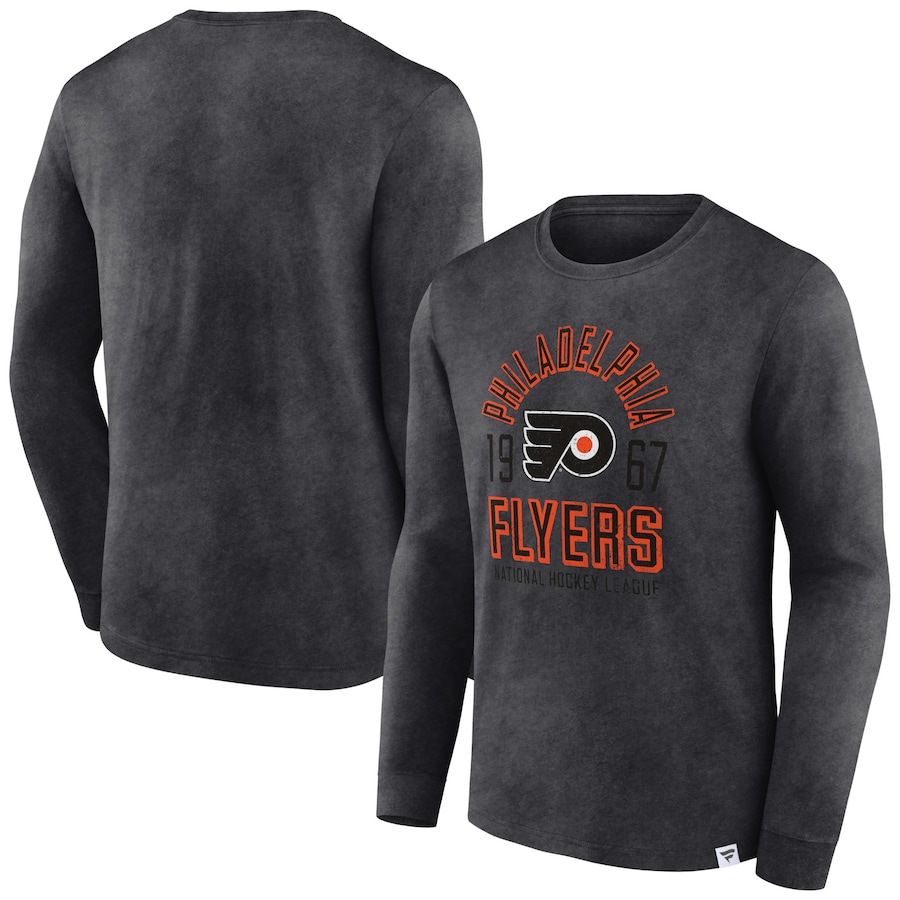 

Футболка с длинным рукавом Fanatics Branded Philadelphia Flyers, угольный